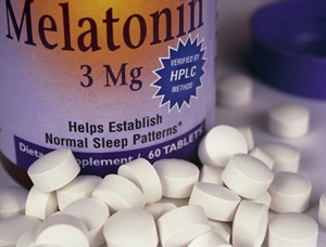 Melatonin pills can be taken to treat sleep disorders.